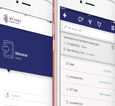 New Teacher Center – Interaction Log App